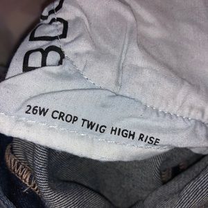 Urban Outfitters Pants - UrBan Outfitters crop high rise jeans Urban Outfitters Pants - UrBan Outfitters crop high rise jeans